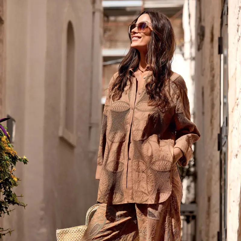 CAMICIA LILY | Colore Cammello |