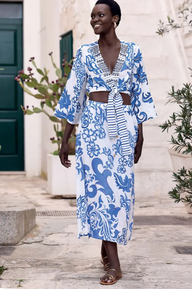 GONNA LUNGA MAREL | Colore Multi |