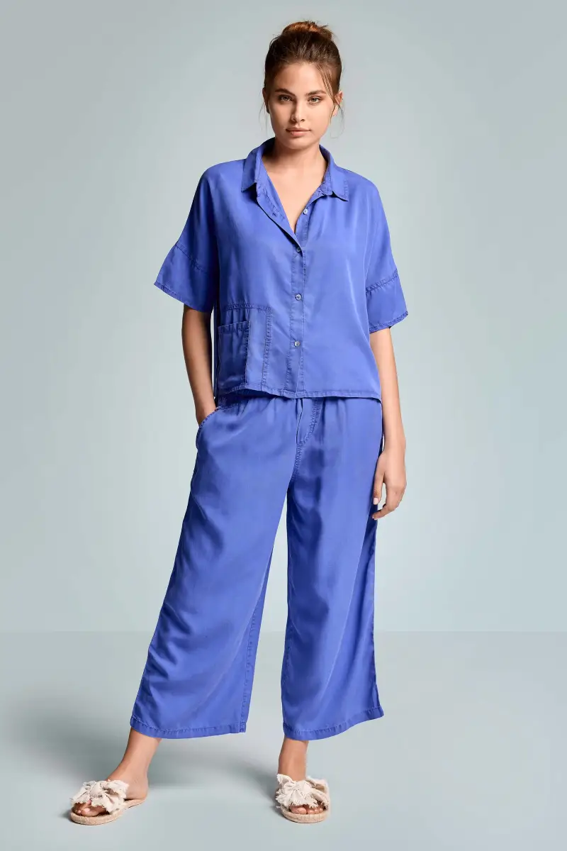 PANTALONI DELIA | Colore Indaco |