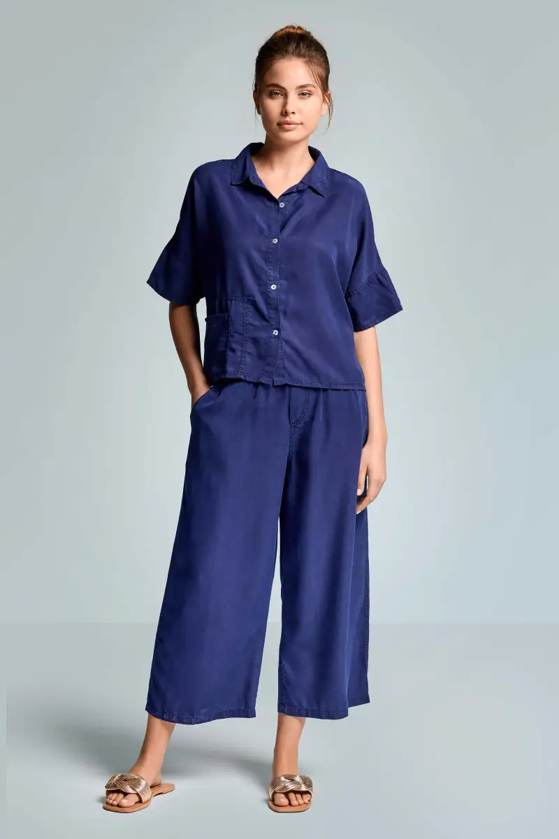 PANTALONI DELIA | Colore Navy Blu |