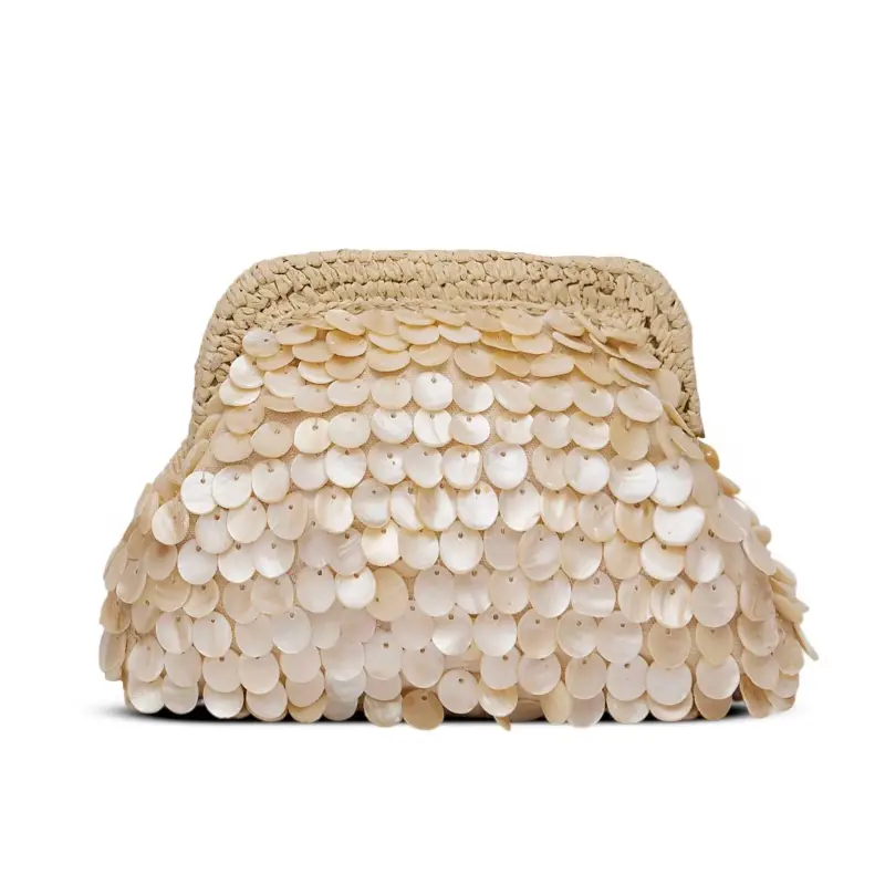 POCHETTE CON TRACOLLA DOLLY | Colore Avorio |