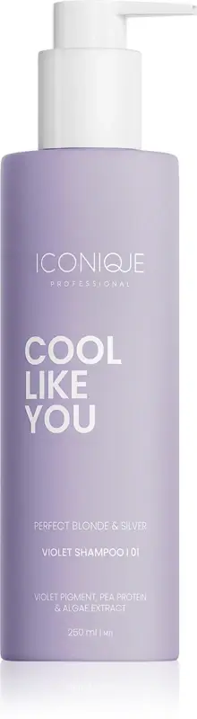 COOL LIKE YOU Perfect Blonde & Silver Violet shampoo anti-giallo 250 ml