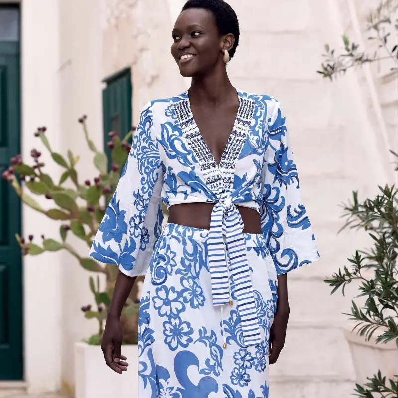 TOP CROP MAREL | Colore Multi |