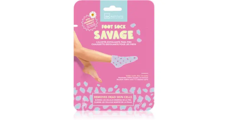 institute exfoliating printed foot mask