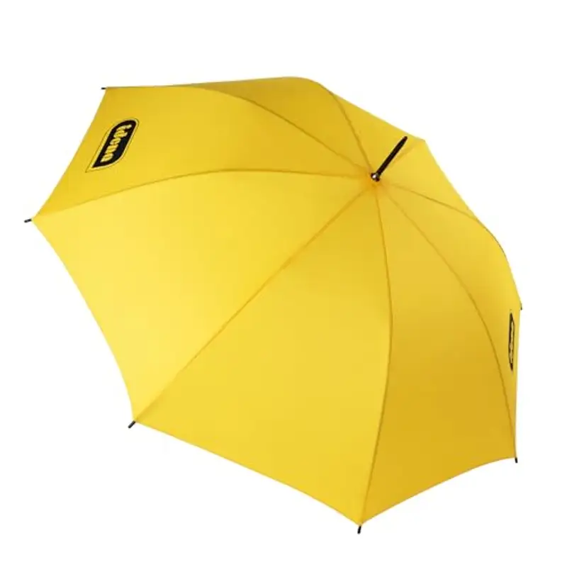 Idena 50113 - Ombrello a bastone giallo con diametro di 100 cm, ombrello con apertura automatica e manico soft-touch, lunghezza circa 88 cm miniatura 2