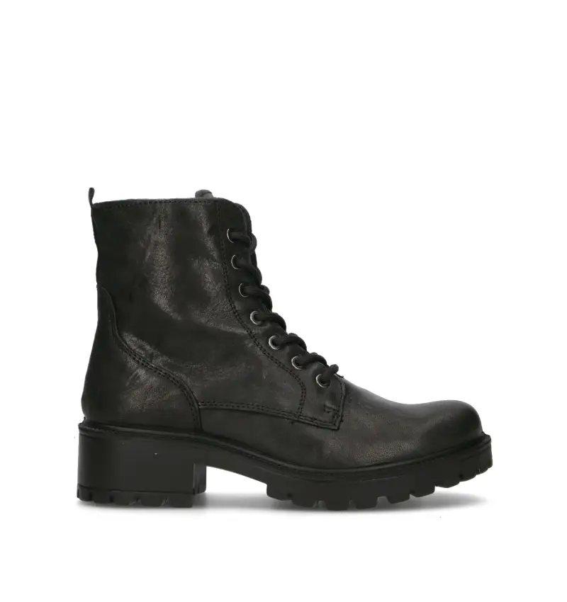 Anfibio donna nero in pelle Vario