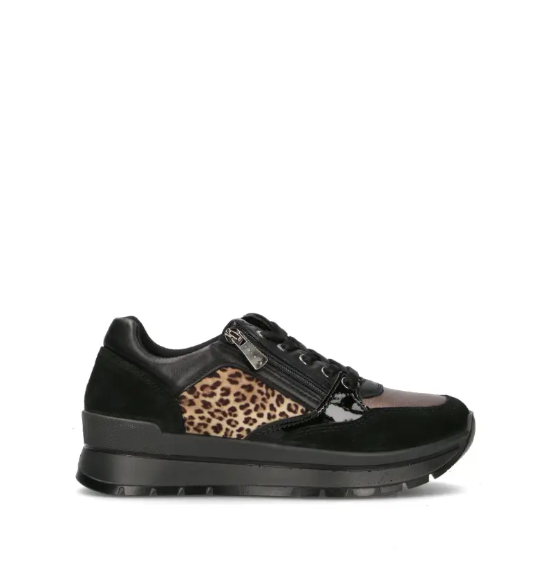 Sneaker donna nera Vario
