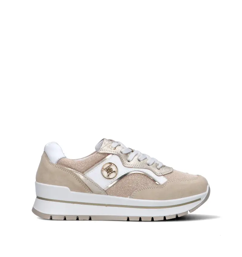 Sneaker donna platino Vario