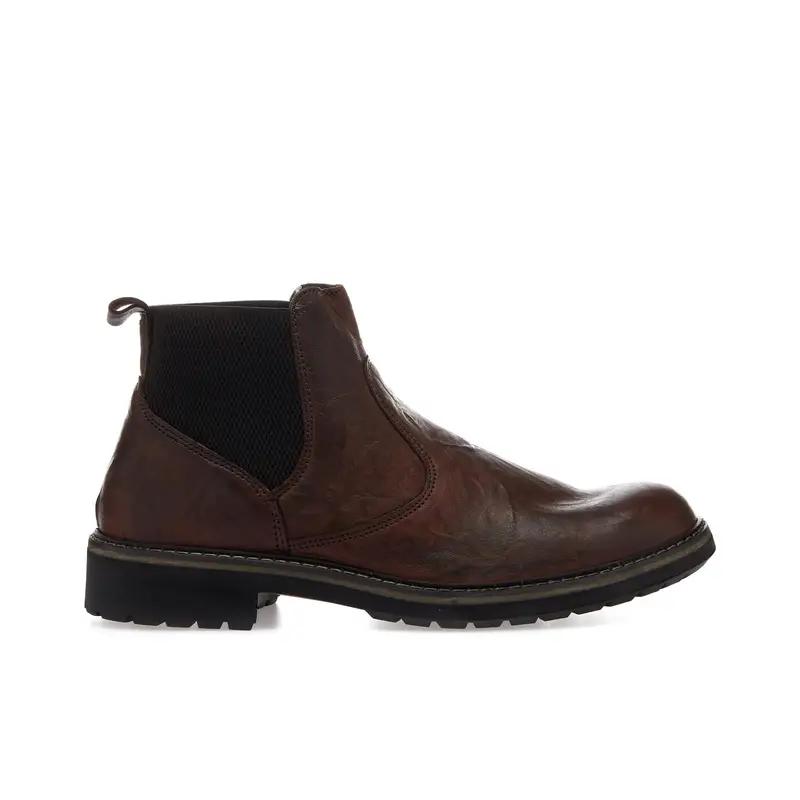 Stivaletti marroni in pelle