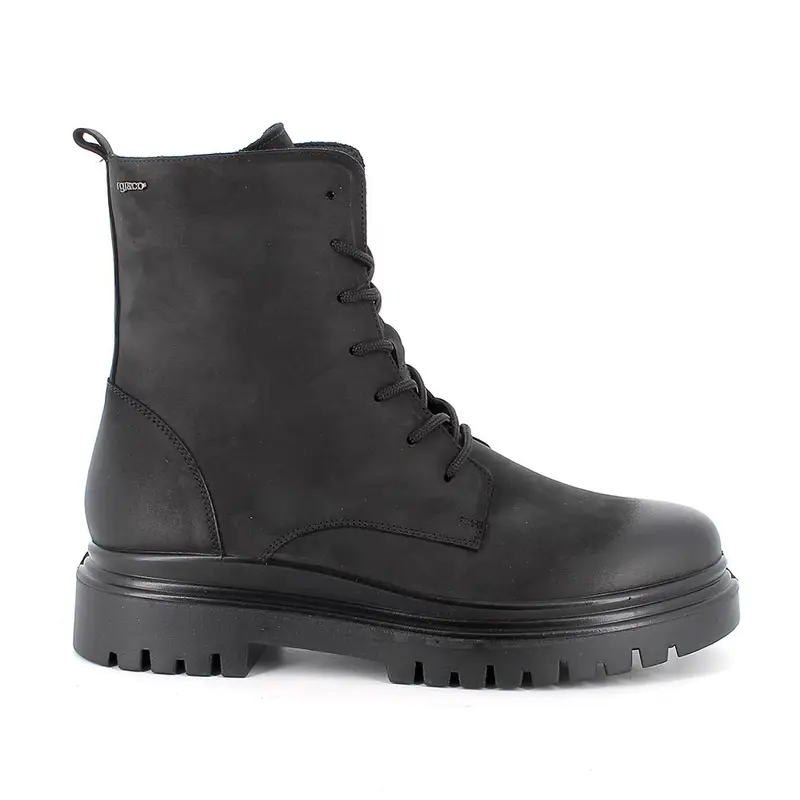 Anfibi da donna nero con zip