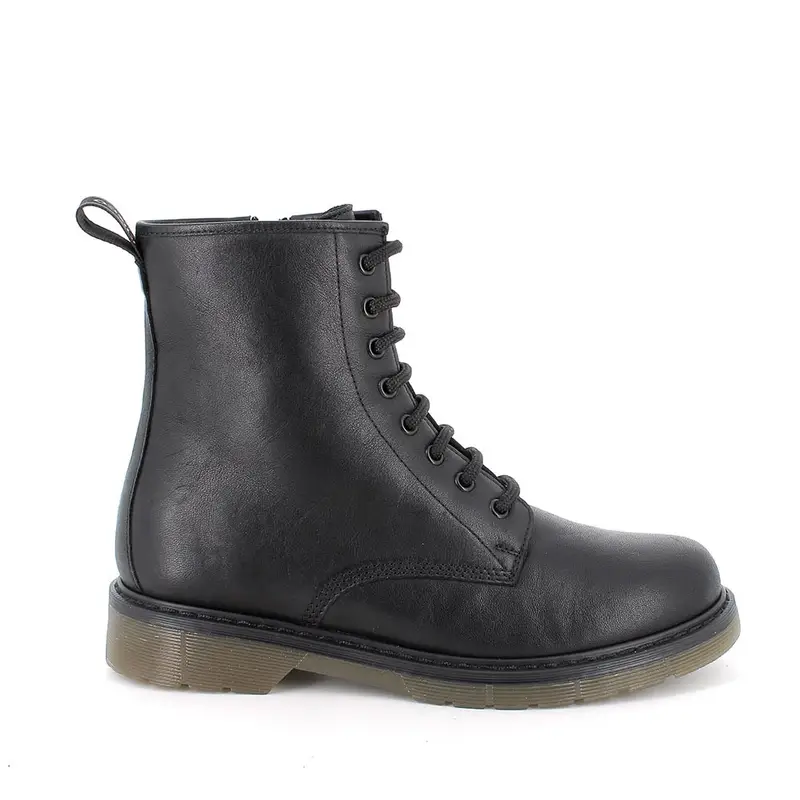 Anfibi da donna nero con zip