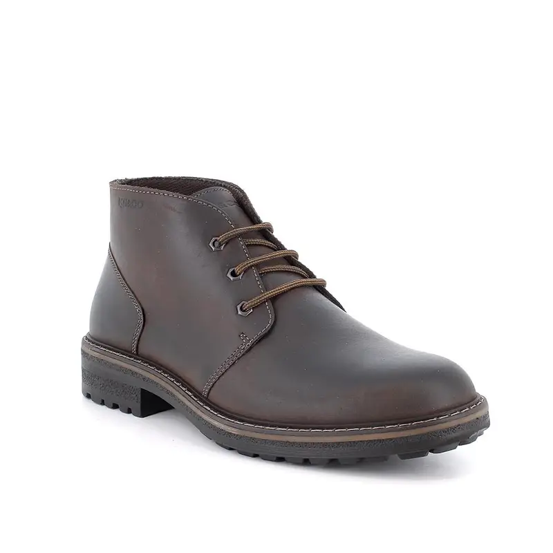 Polacchine da uomo marrone con lacci miniatura 2