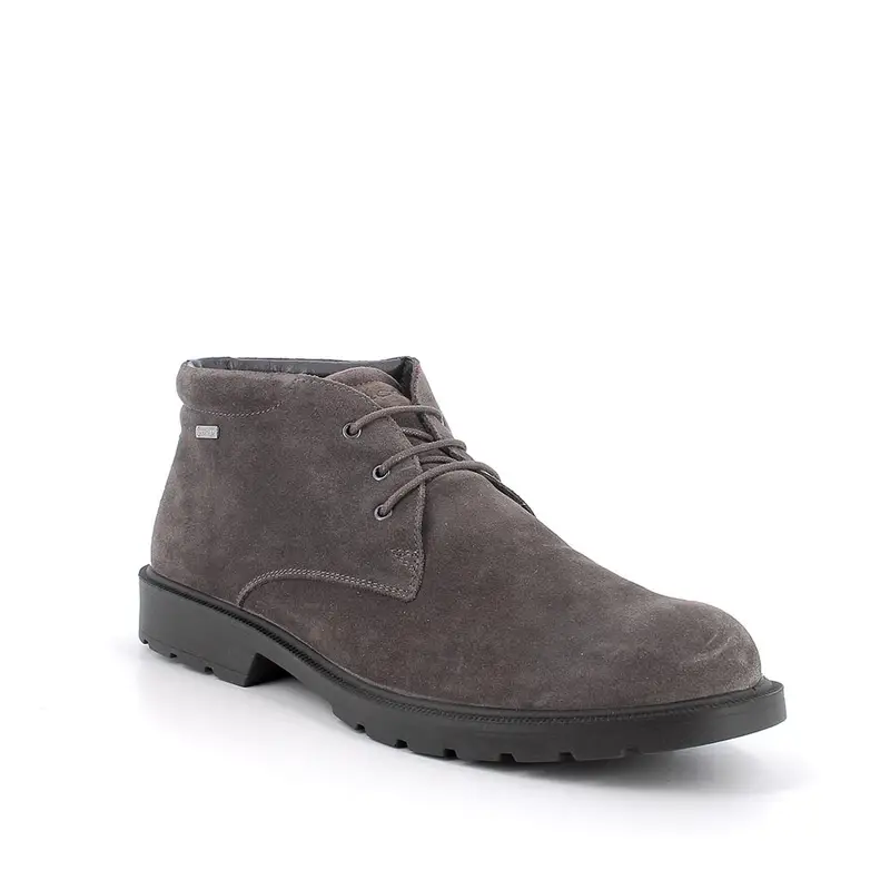 Polacchine gore-tex da uomo marrone con lacci miniatura 2