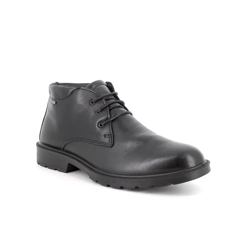 Polacchine gore-tex da uomo nero con lacci miniatura 2