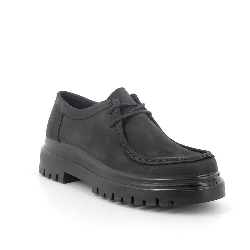 Scarpe da donna nero con lacci miniatura 2