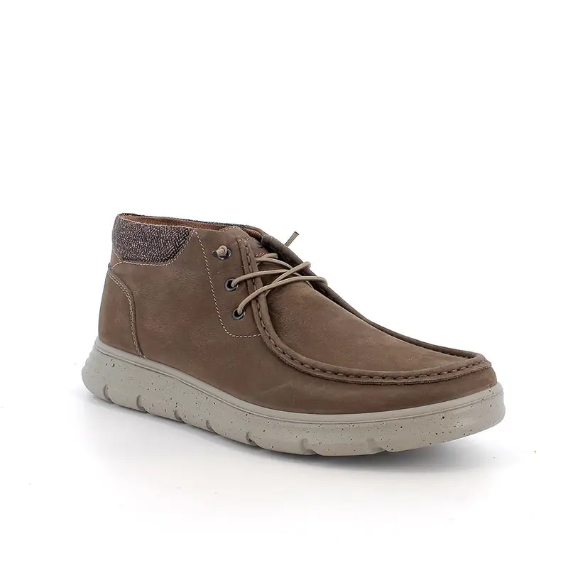 Scarpe da uomo marrone con lacci miniatura 2