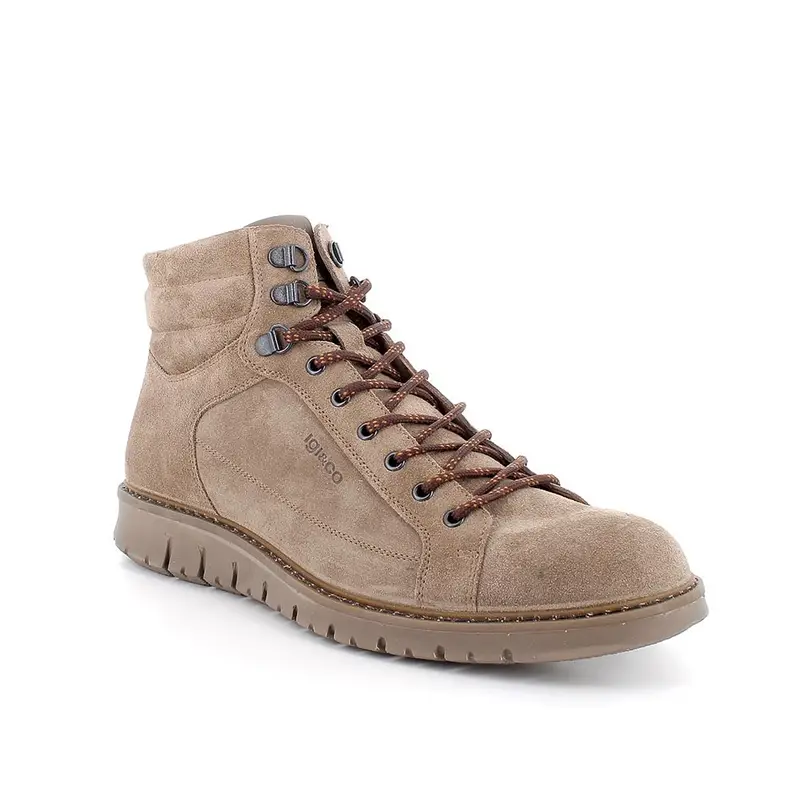 IgieCo Scarponcini Uomo Beige 3673255 miniatura 2