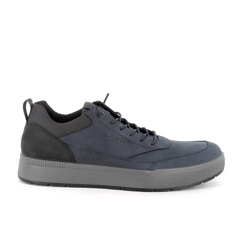 Sneakers da uomo blu con lacci