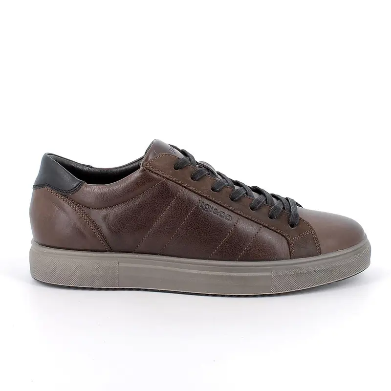 Sneakers da uomo marrone con lacci