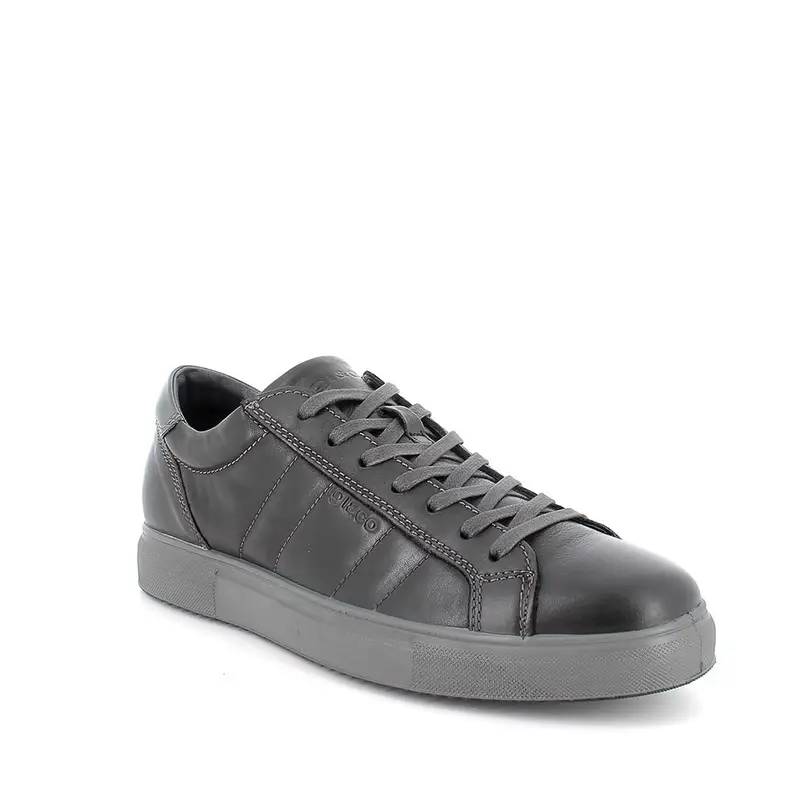 Sneakers da uomo nero con lacci miniatura 2