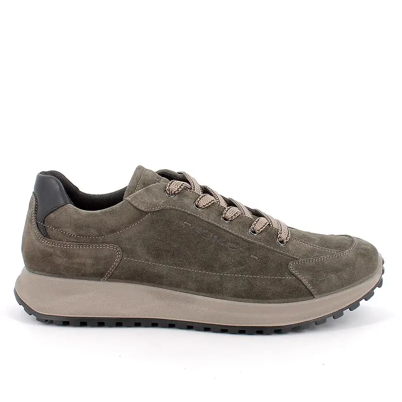 Sneakers da uomo verde con lacci