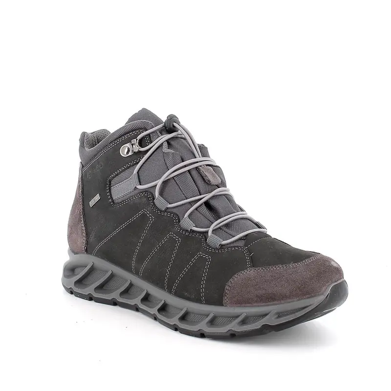 Sneakers gore-tex da donna grigio con elastico miniatura 2