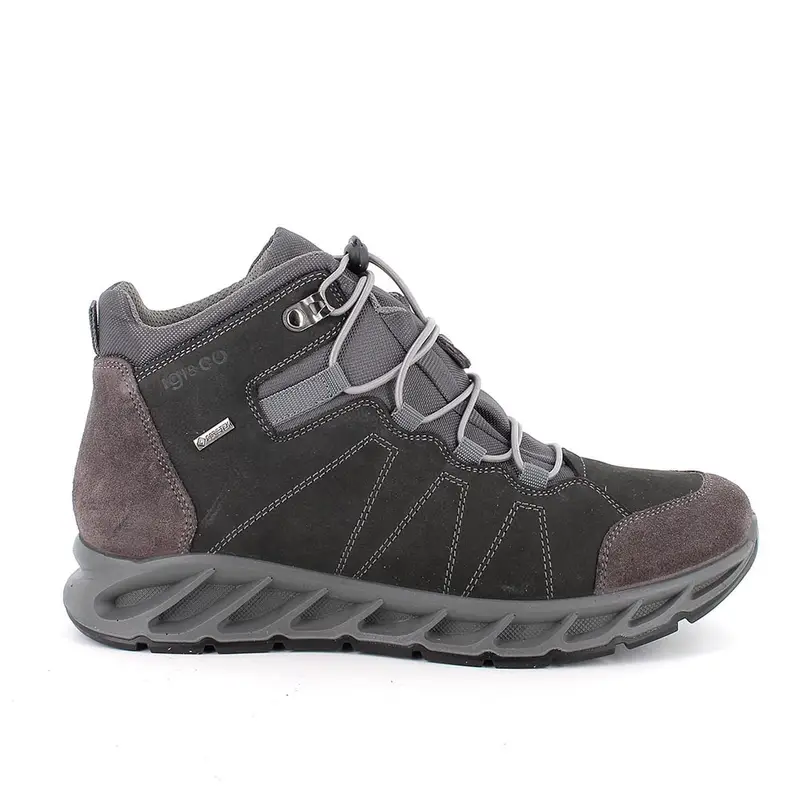 Sneakers gore-tex da donna grigio con elastico