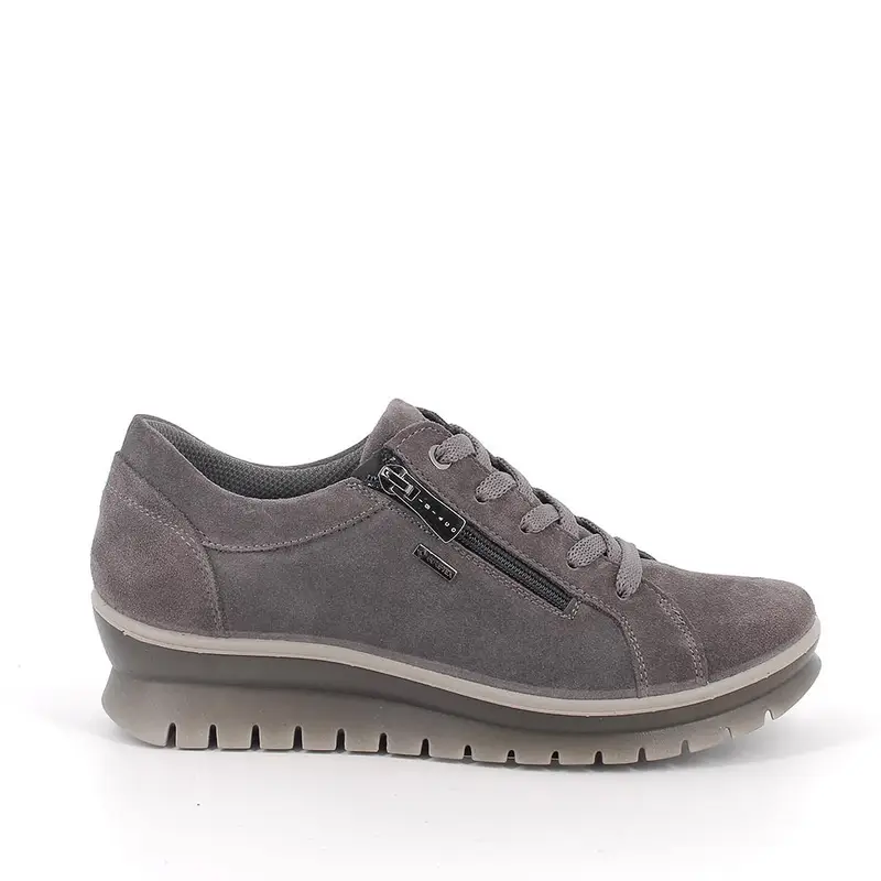 Sneakers gore-tex da donna grigio con zip