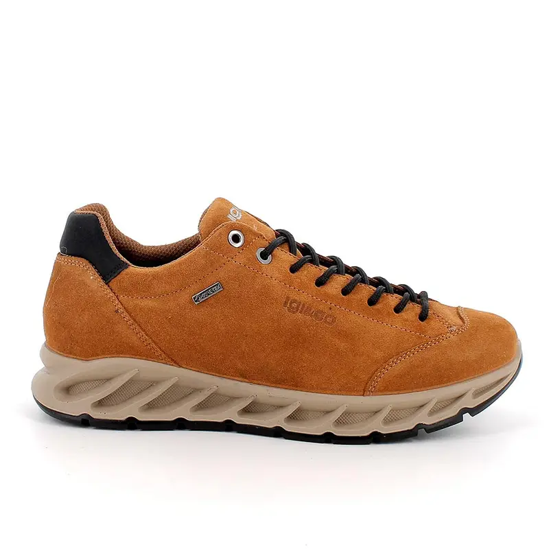 Sneakers gore-tex da donna marrone con lacci