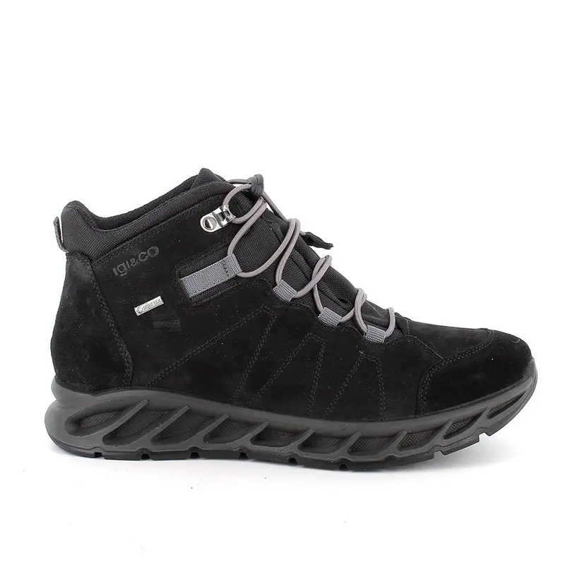 Sneakers gore-tex da donna nero con elastico