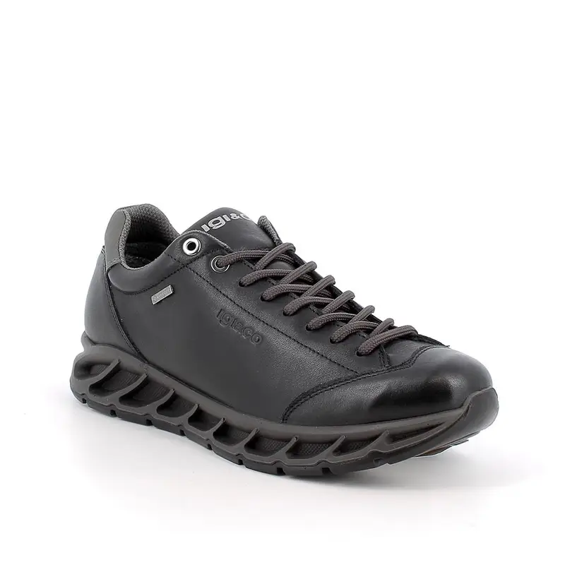 Sneakers gore-tex da donna nero con lacci miniatura 2