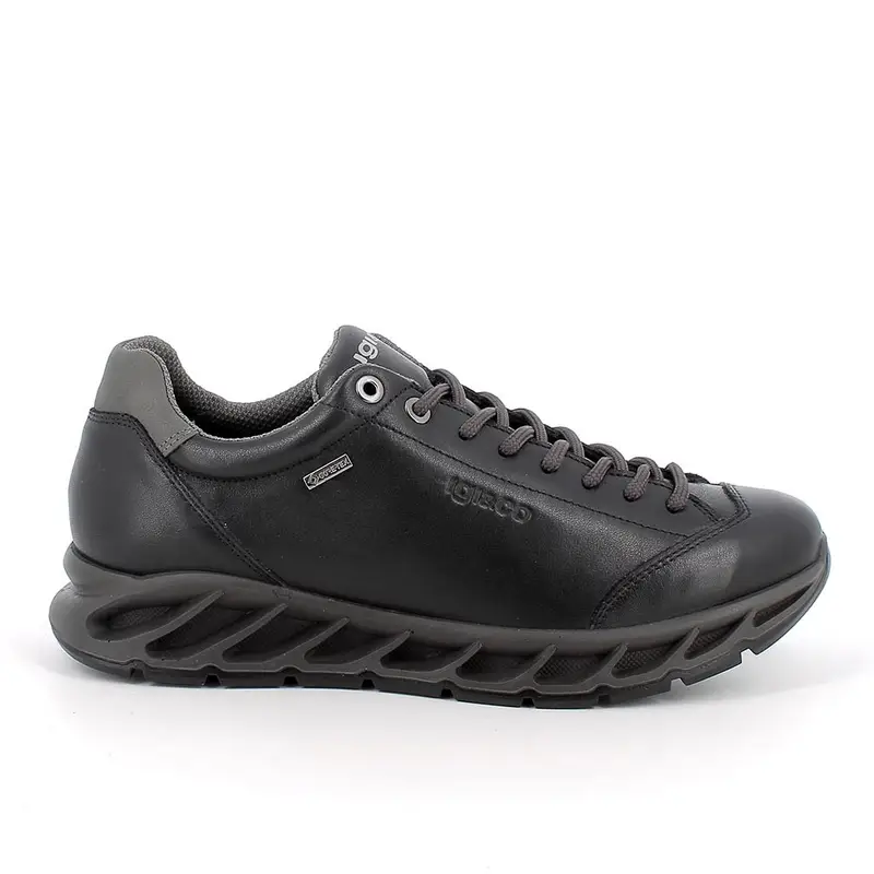 Sneakers gore-tex da donna nero con lacci