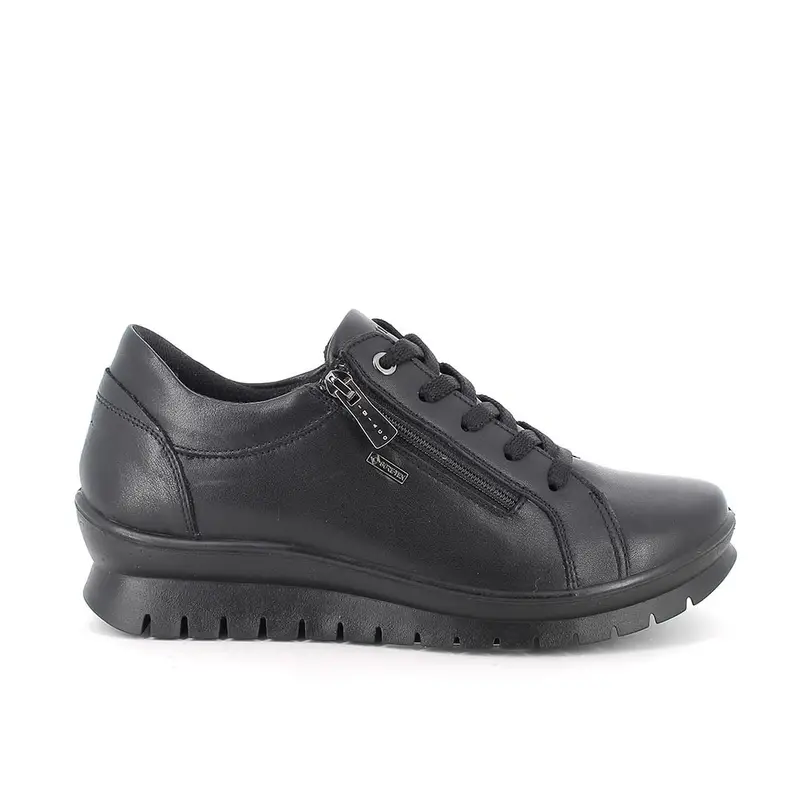 Sneakers gore-tex da donna nero con zip