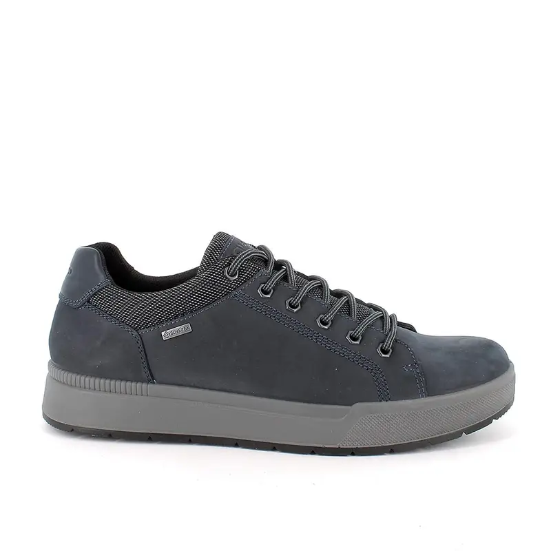 Sneakers gore-tex da uomo blu con lacci