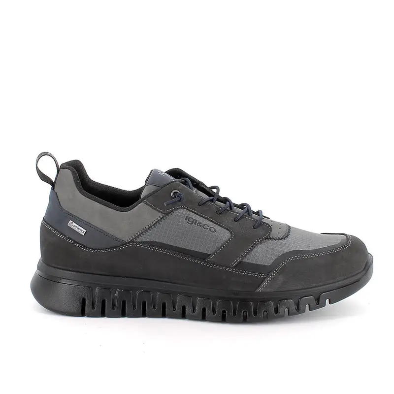 Sneakers gore-tex da uomo grigio con lacci