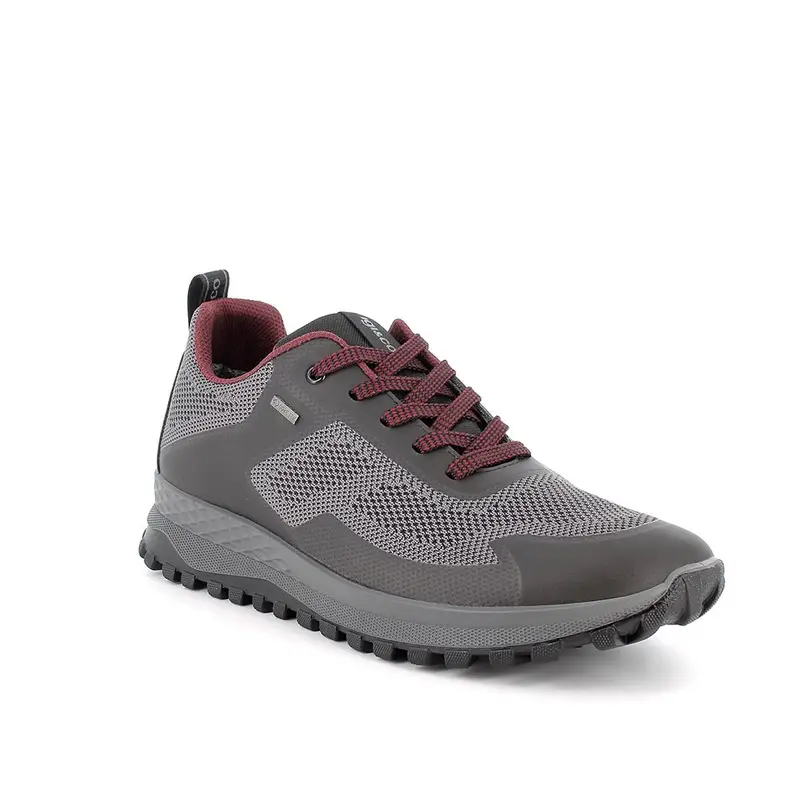 Sneakers gore-tex da uomo grigio con lacci miniatura 2