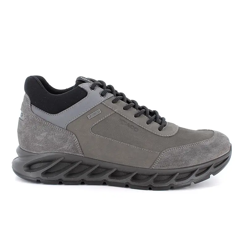 Sneakers gore-tex da uomo grigio con lacci
