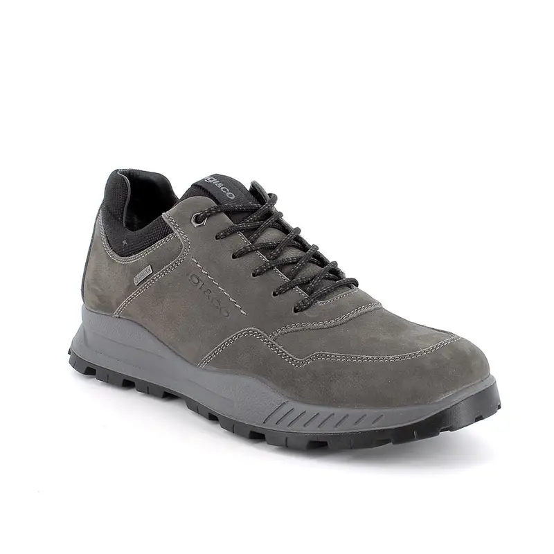 Sneakers gore-tex da uomo grigio con lacci miniatura 2