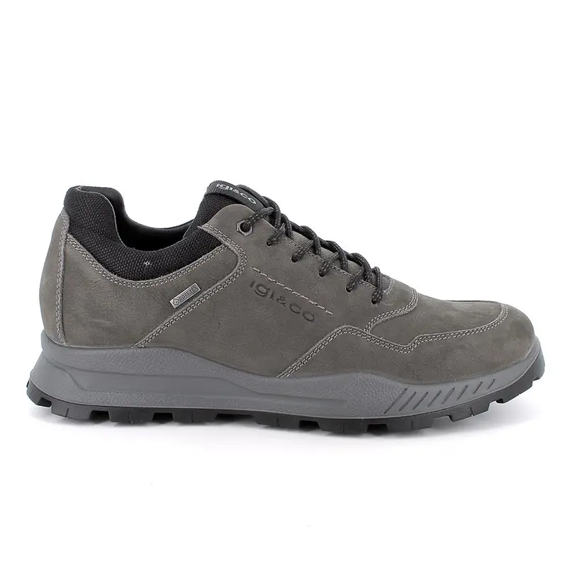 Sneakers gore-tex da uomo grigio con lacci