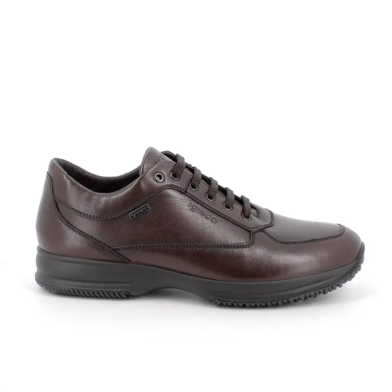 Sneakers gore-tex da uomo marrone con lacci
