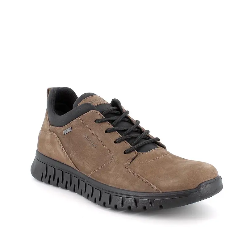 Sneakers gore-tex da uomo marrone con lacci miniatura 2