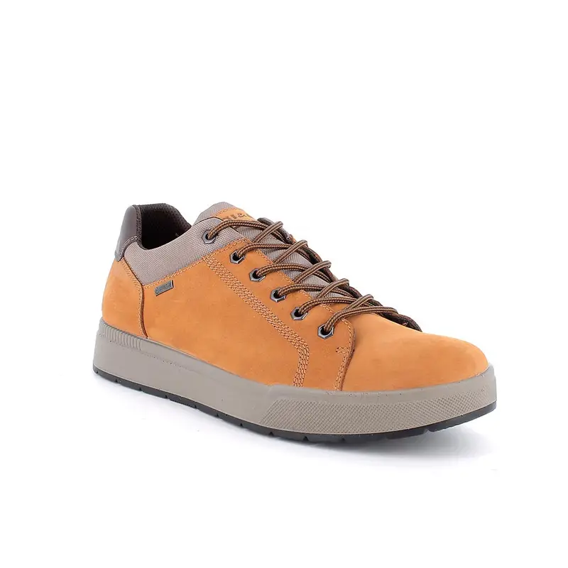 Sneakers gore-tex da uomo marrone con lacci miniatura 2