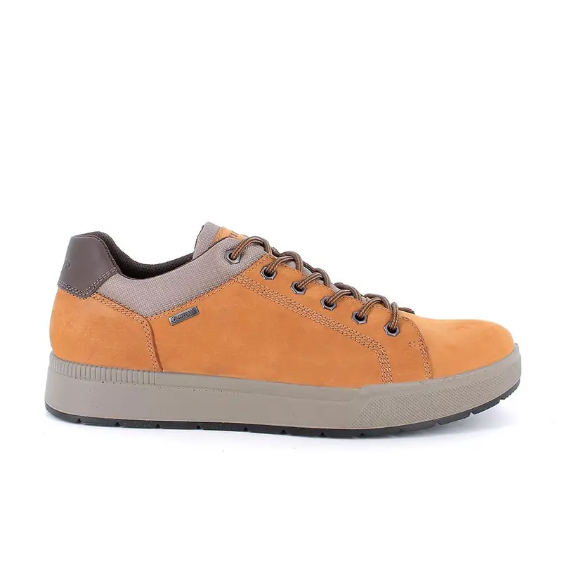 Sneakers gore-tex da uomo marrone con lacci