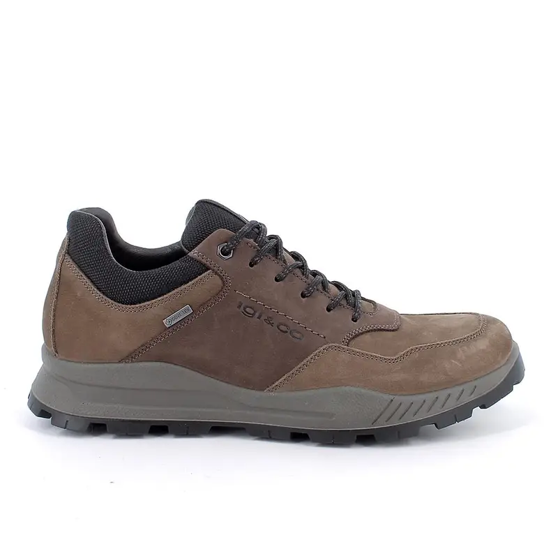 Sneakers gore-tex da uomo marrone con lacci