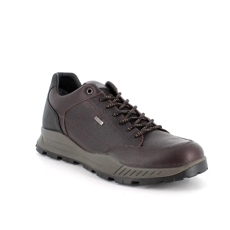Sneakers gore-tex da uomo marrone con lacci miniatura 2