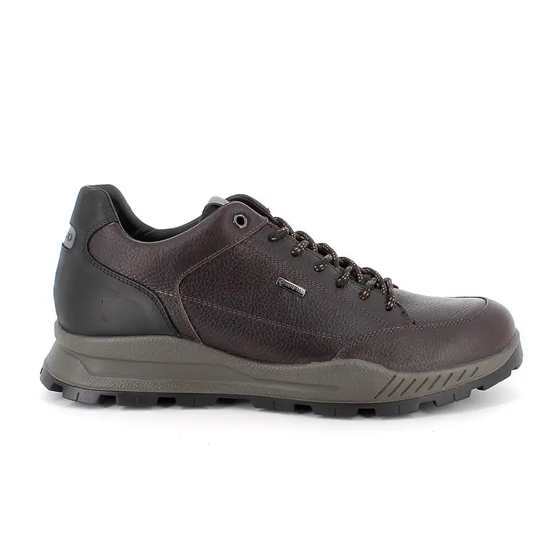 Sneakers gore-tex da uomo marrone con lacci