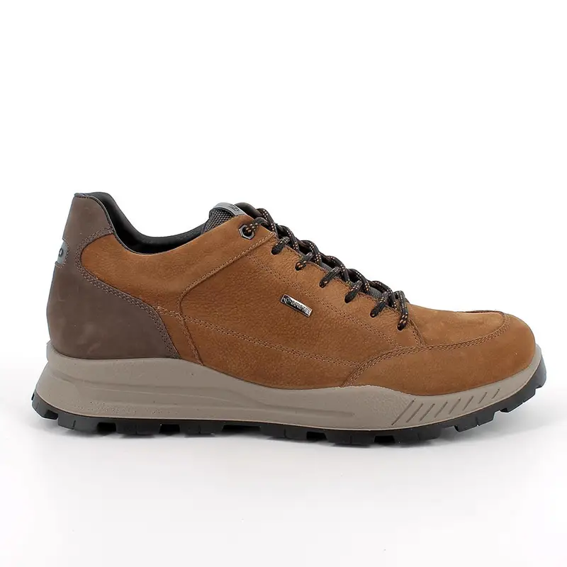 Sneakers gore-tex da uomo marrone con lacci