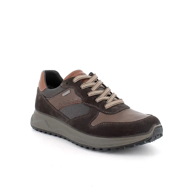 Sneakers gore-tex da uomo marrone con lacci miniatura 2
