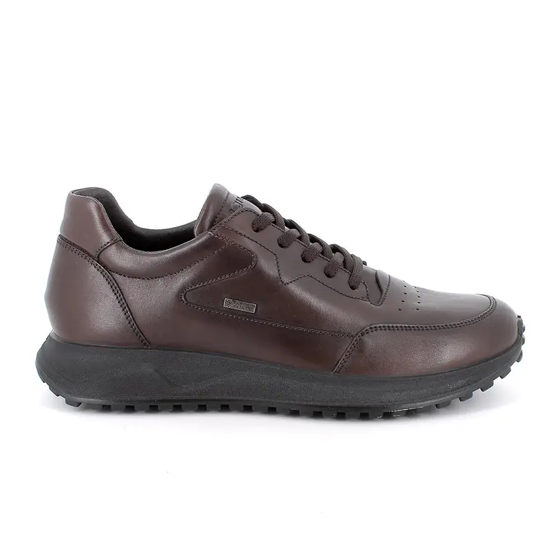 Sneakers gore-tex da uomo marrone con lacci