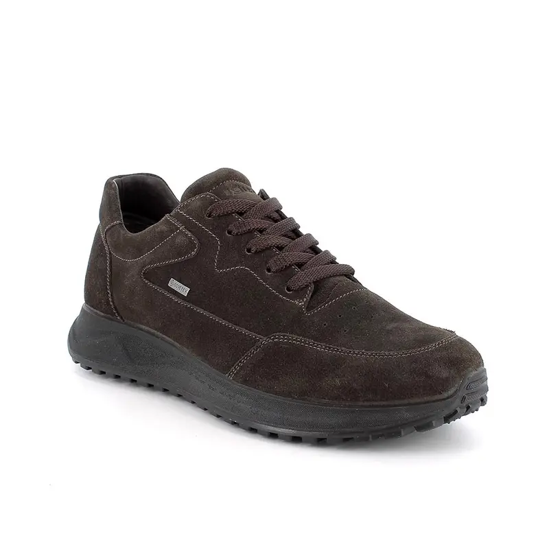 Sneakers gore-tex da uomo marrone con lacci miniatura 2